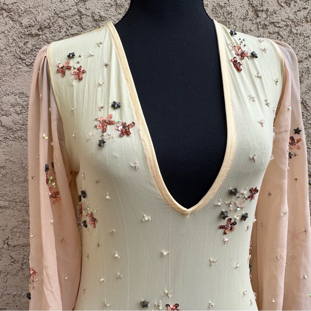 Intimately Free People Siren Song Bejeweled Mesh Bodysuit - Picture 5 of 14